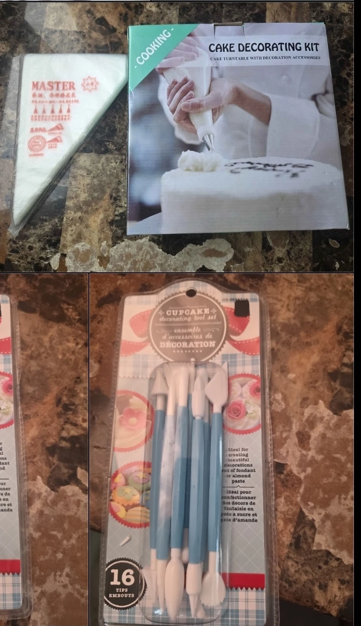 Brand New 200Pcs Bakeware Kit, Cake Decoration for Beginners