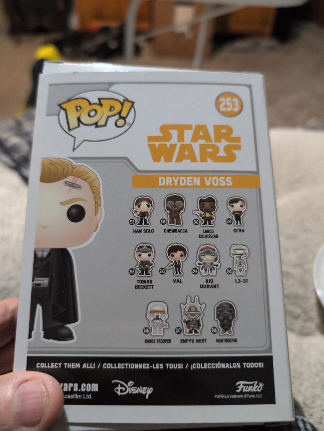 Funko Pop! Star Wars Dryden Vos #253 Vinyl Bobble-Head - photo 2