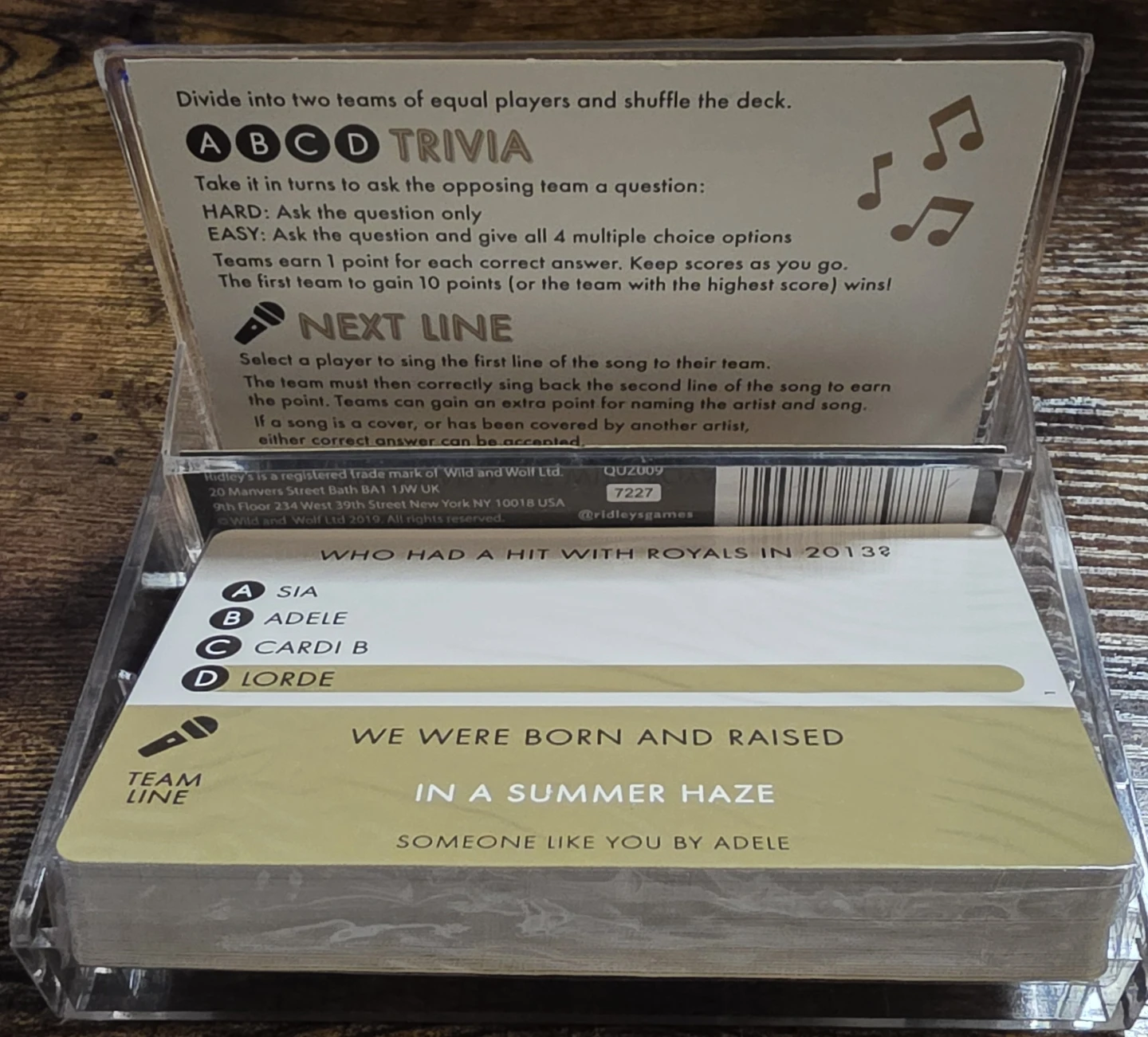 Ridleys Games Pop Hits Music Trivia Game - photo 2