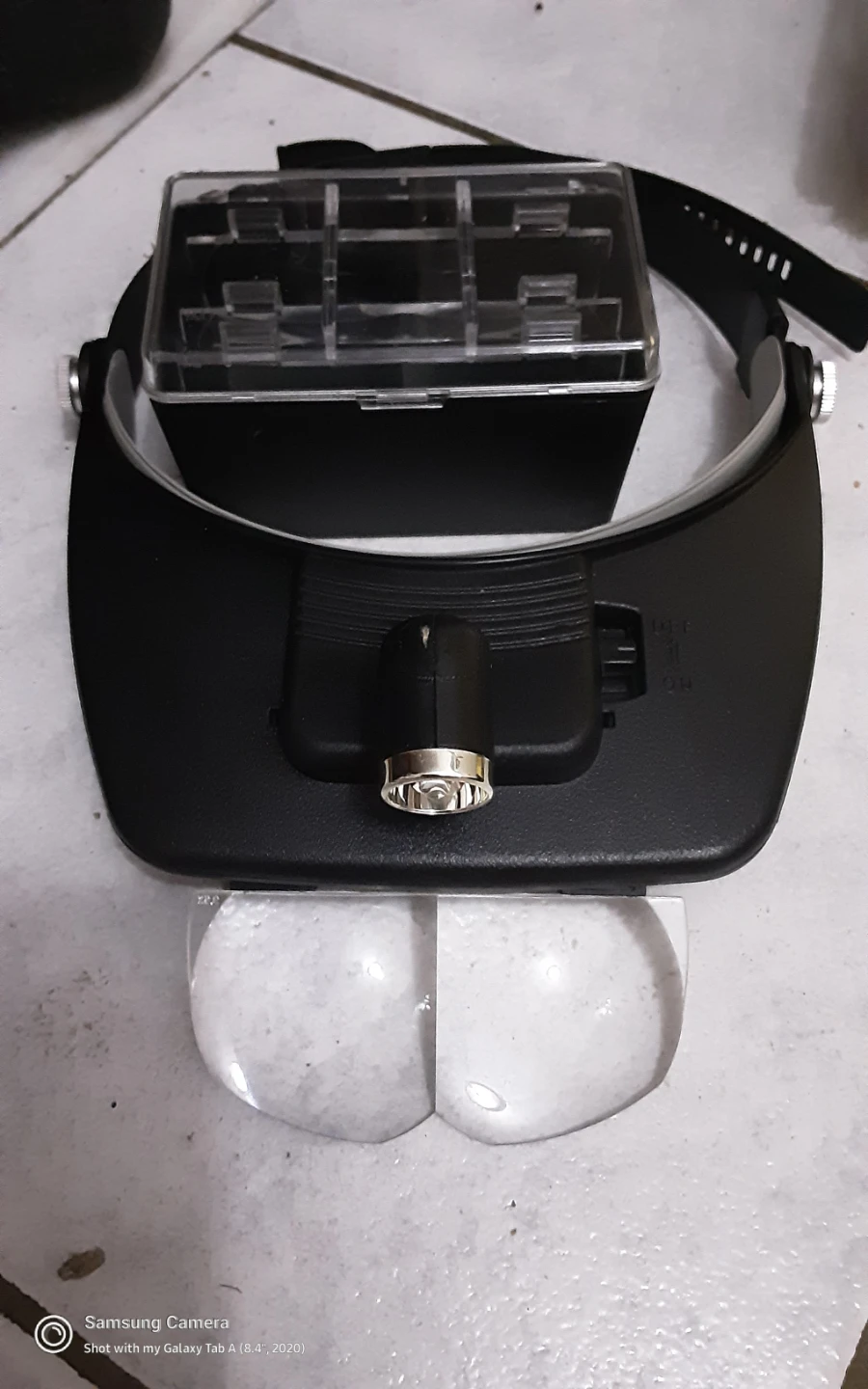 Light Head Magnifying Glass with LED Light - photo 4