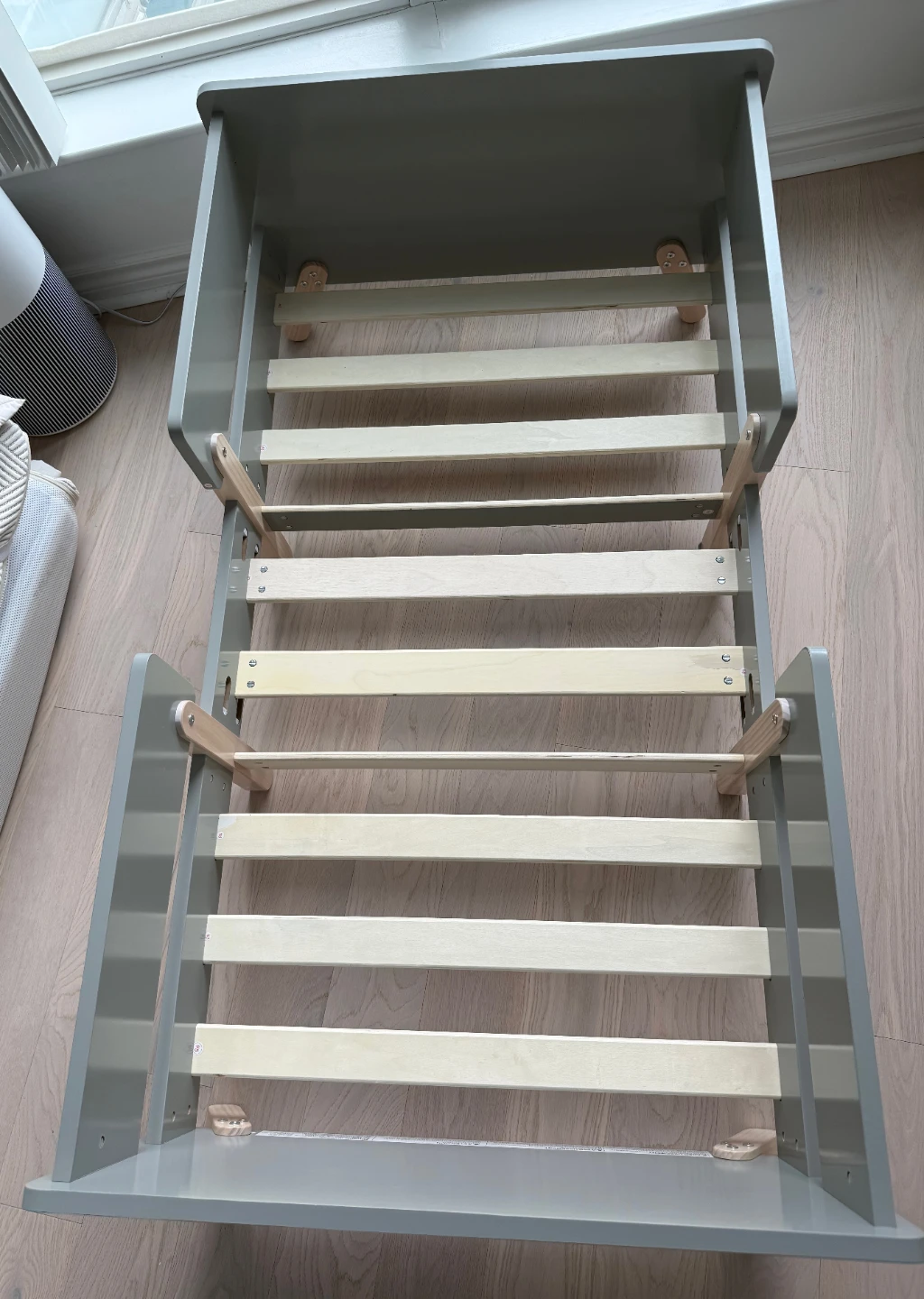 New Toddler Bed Frame - Convertible Grey - photo 2