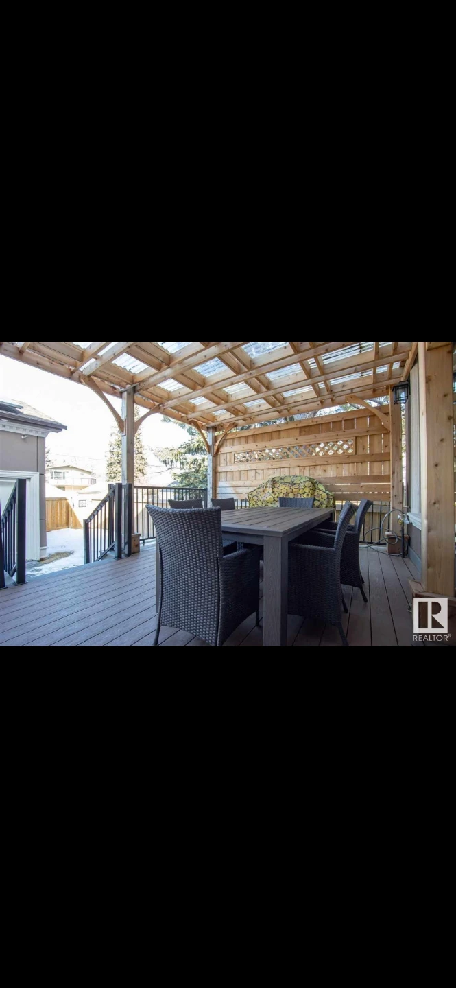 Outdoor patio dining set with 6 chairs and cushions - photo 2
