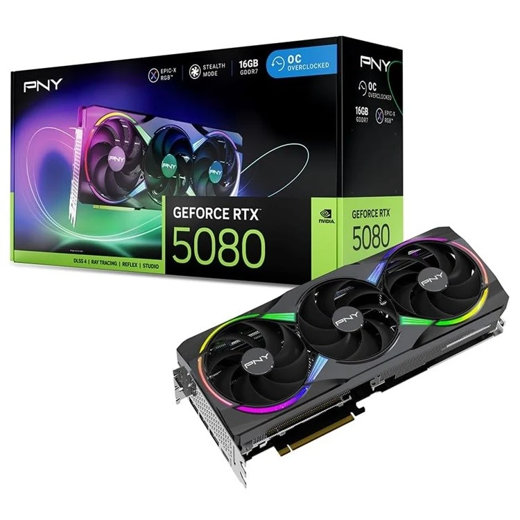 PNY GeForce RTX 5080 Graphics Card