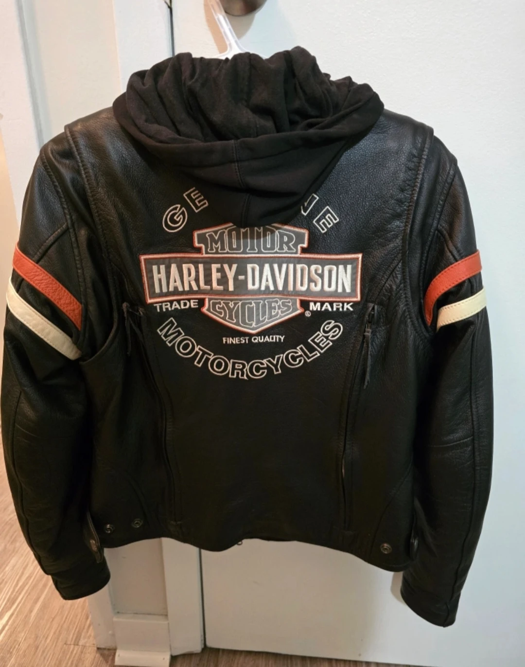 Harley-Davidson Leather Jacket with Hoodie - photo 2
