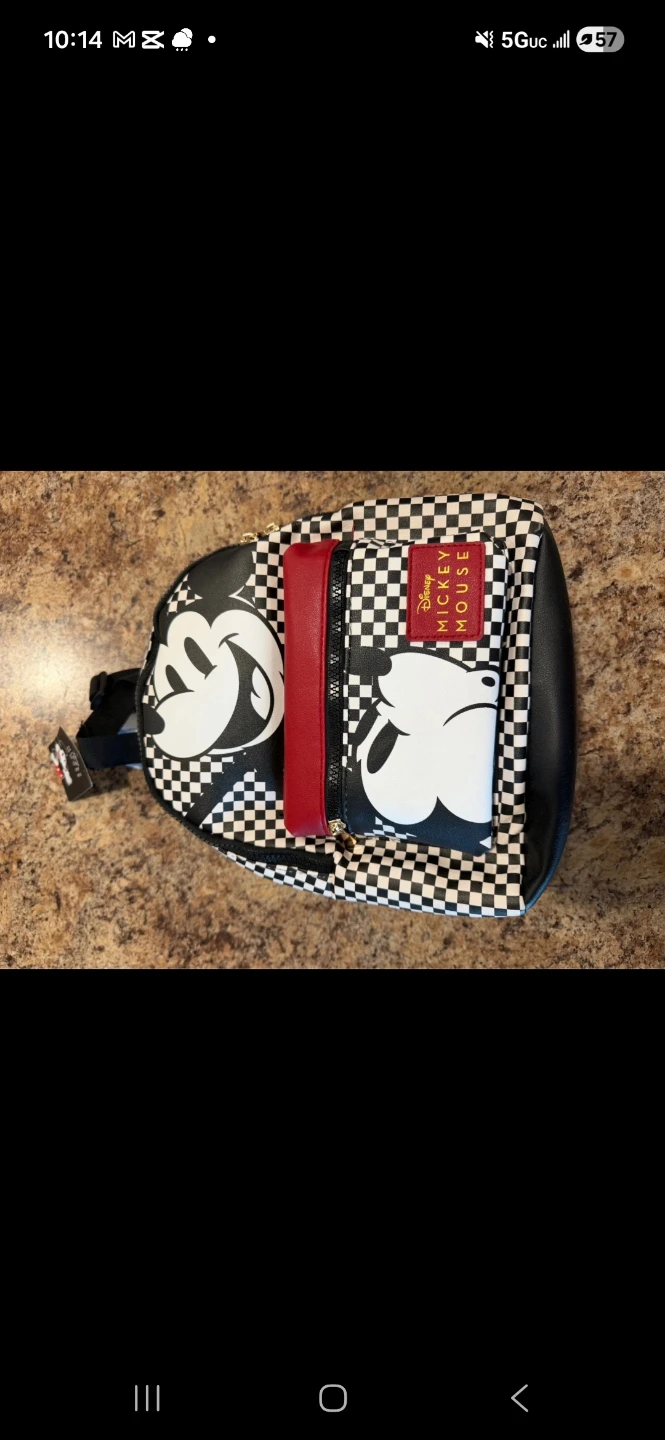 Disney Mickey Mouse Checkerboard Sling Backpack - photo 2