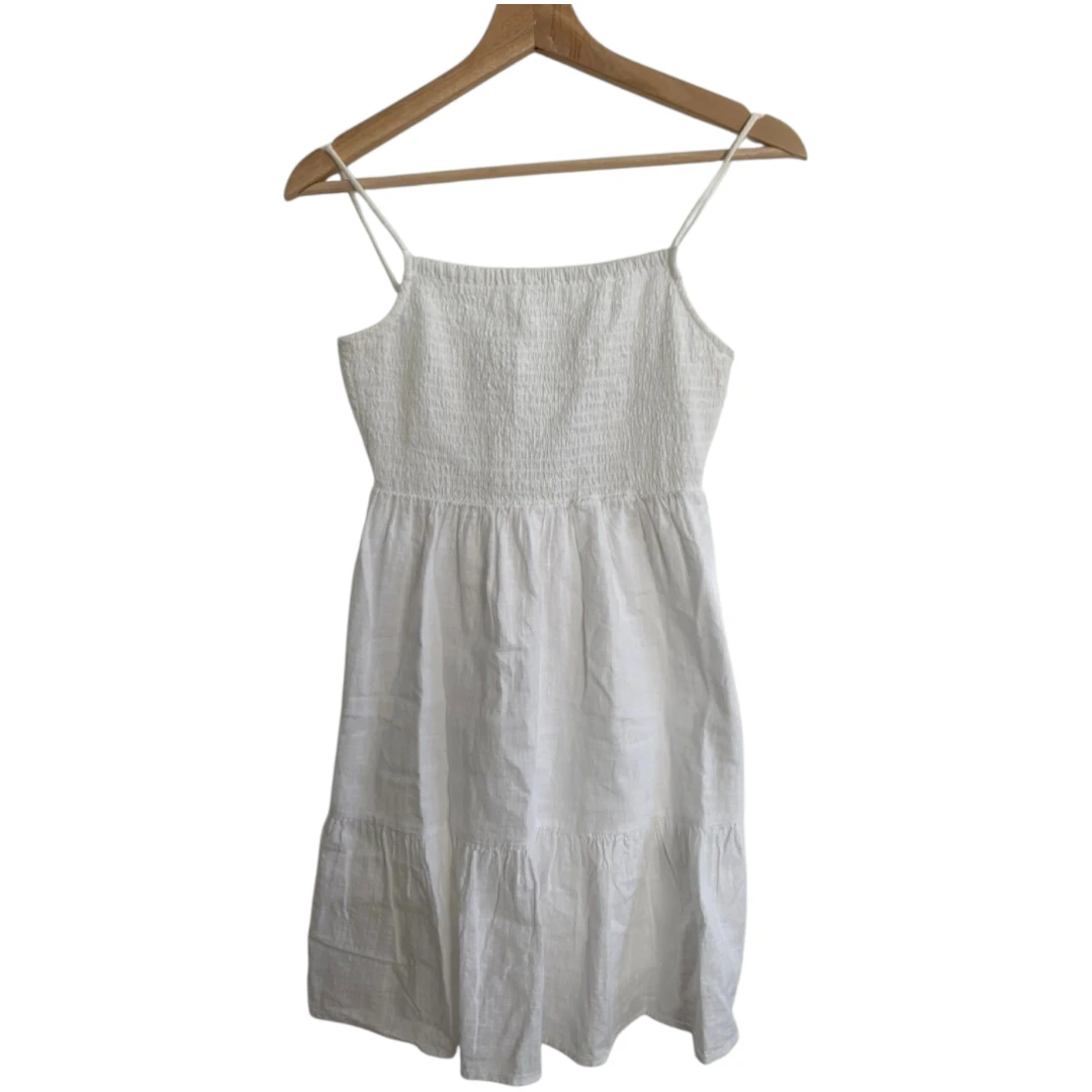 White mini dress