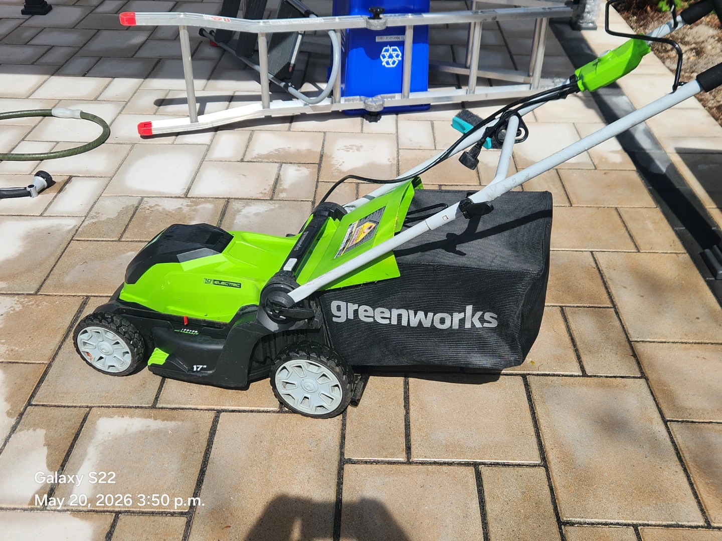 Greenworks 17" Electric Lawn Mower