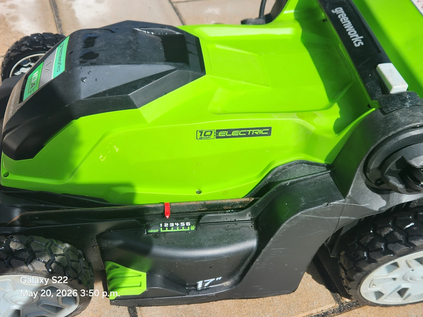 Greenworks 17" Electric Lawn Mower - photo 3