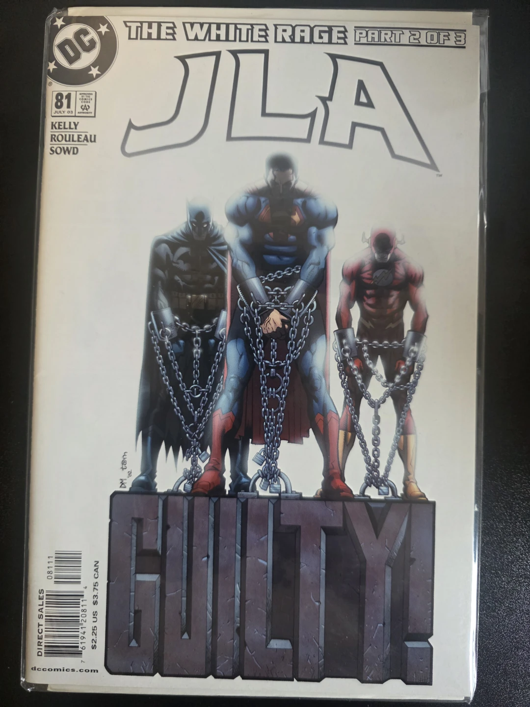 JLA Comic Book - The White Rage Part 2 of 3