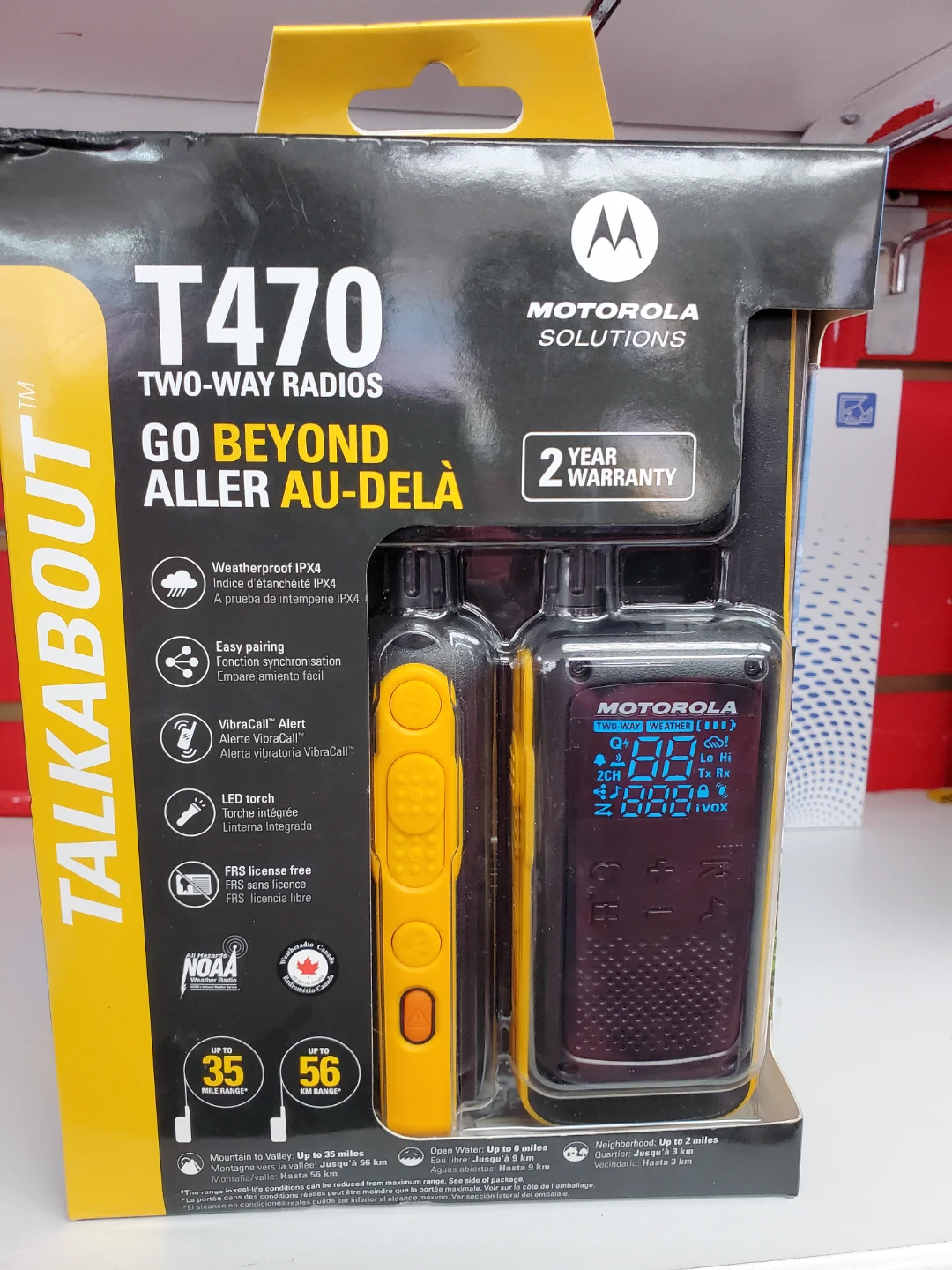Motorola TALKABOUT T470 2-Way Radio - 2 Pack (T470)