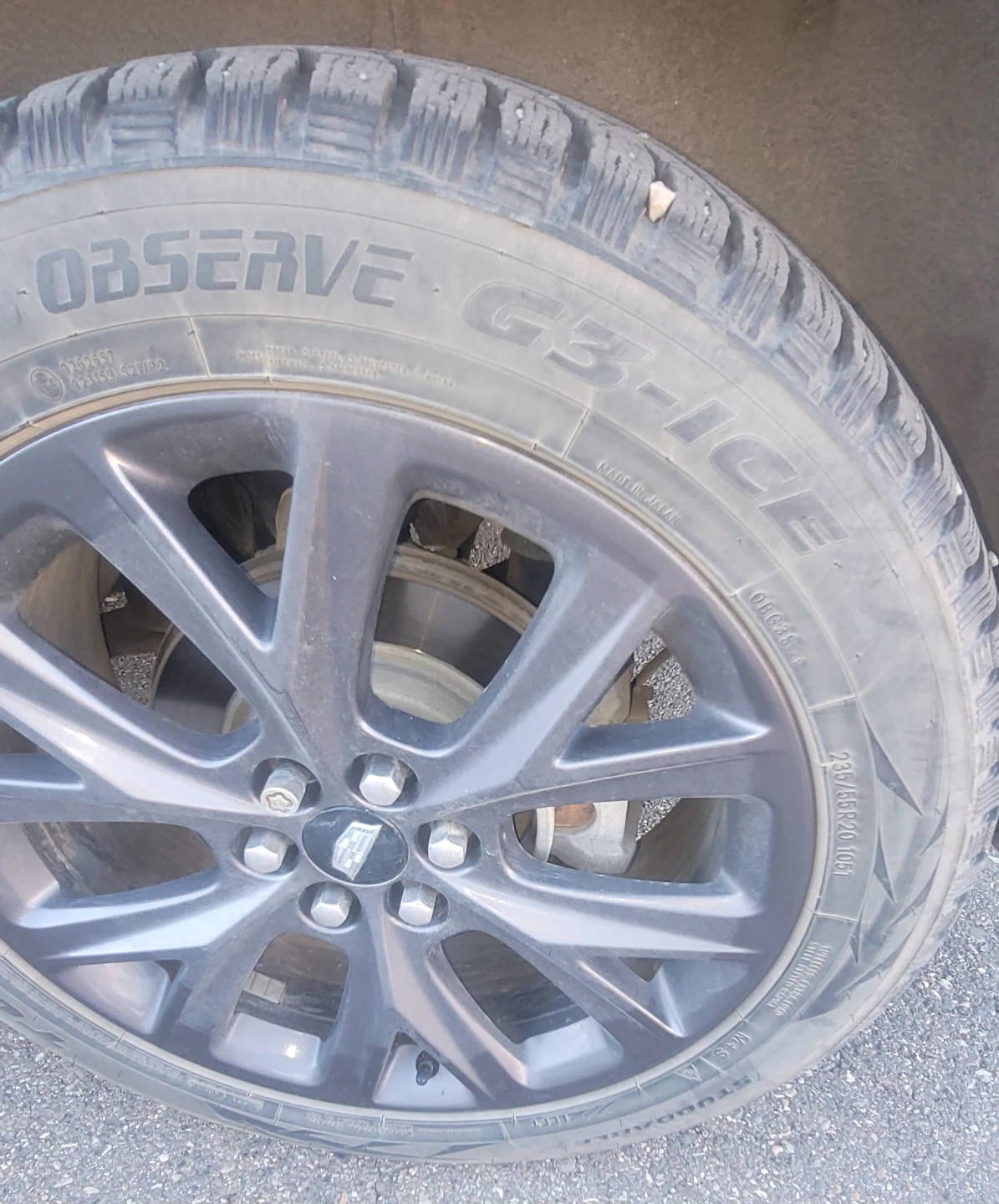 Toyo Observe G3-Ice Studdable Winter Tires - 235/55R20 - photo 4