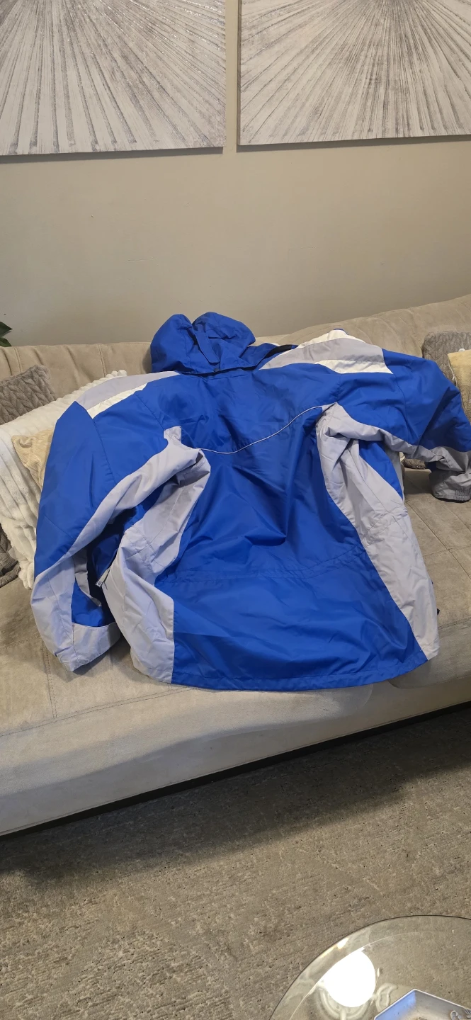 Columbia Blue and Grey Winter Jacket