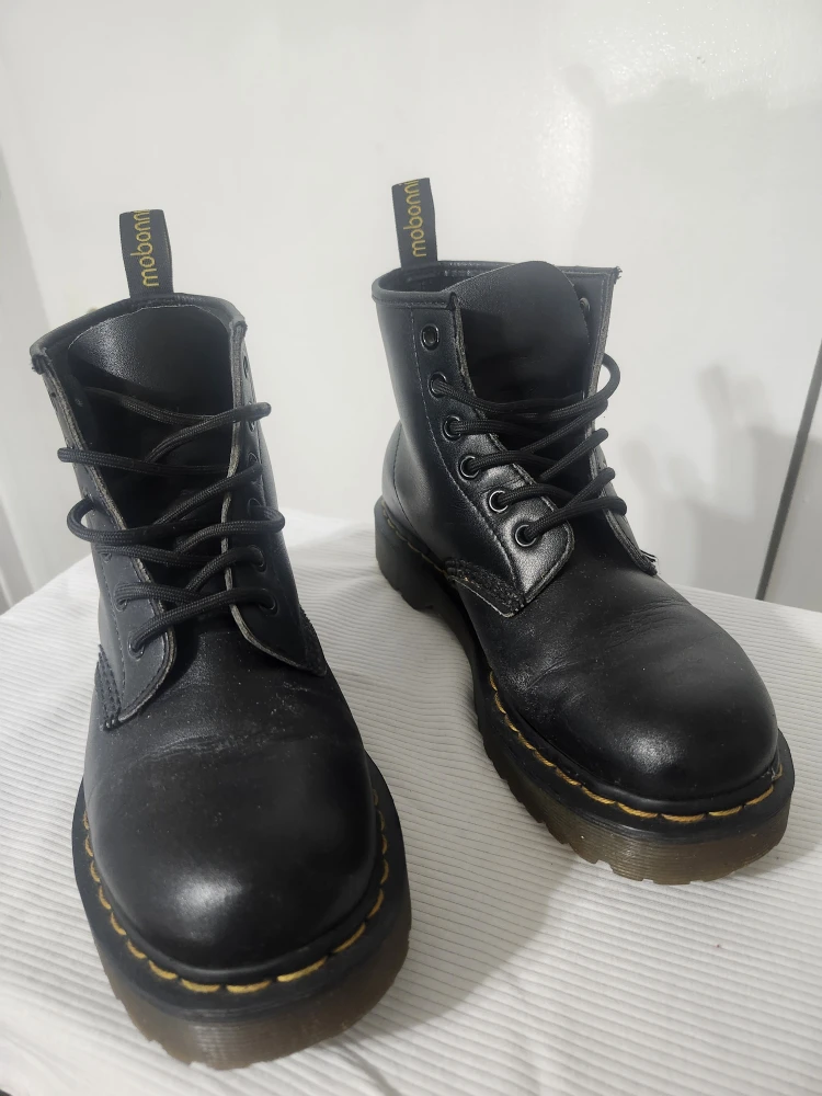 Dr. Martens Black Leather Boots - photo 2