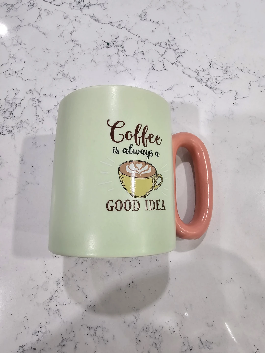 NEW Mint Green Ceramic Coffee Mug - photo 2