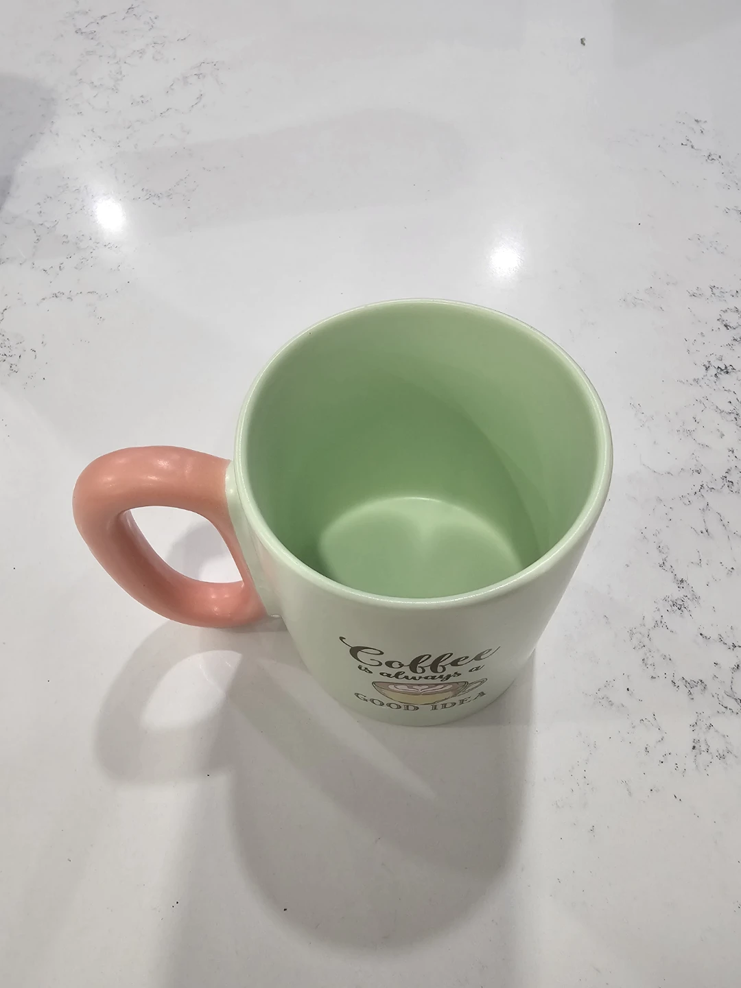 NEW Mint Green Ceramic Coffee Mug - photo 3