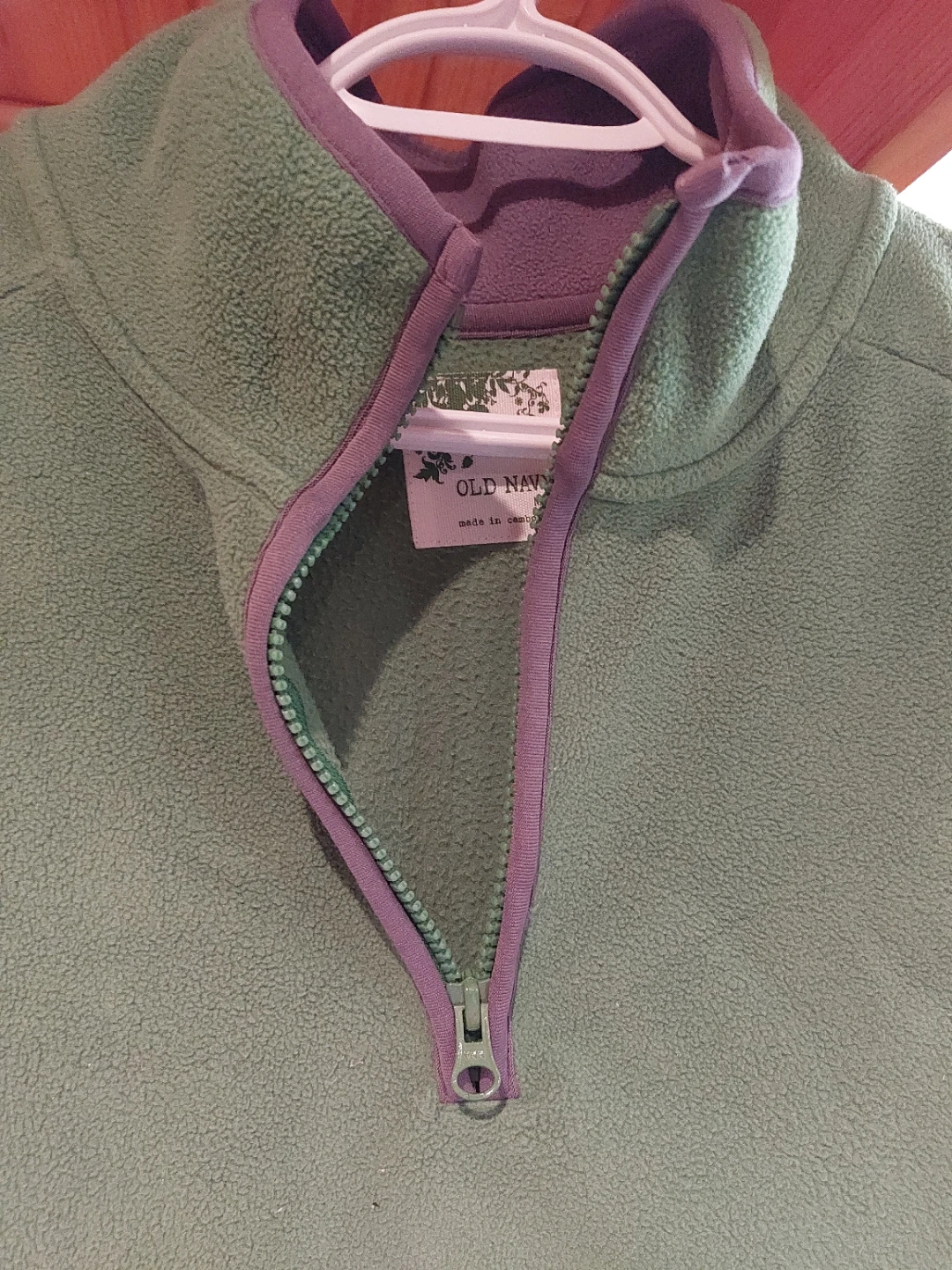 Old Navy Fleece 1/4 Zip Sweater - photo 2