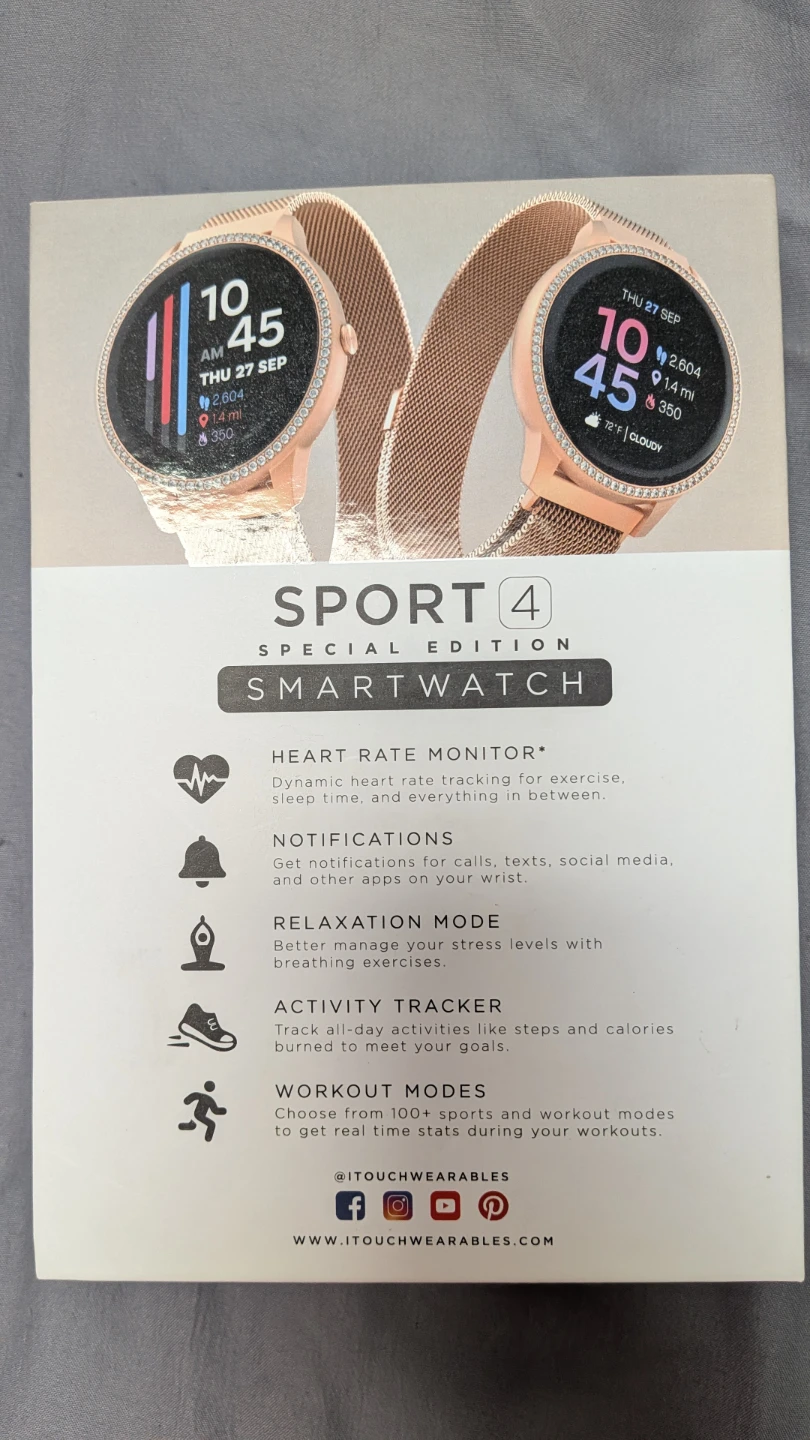 iTOUCH Wearables Sport 4 Special Edition Smartwatch - photo 2