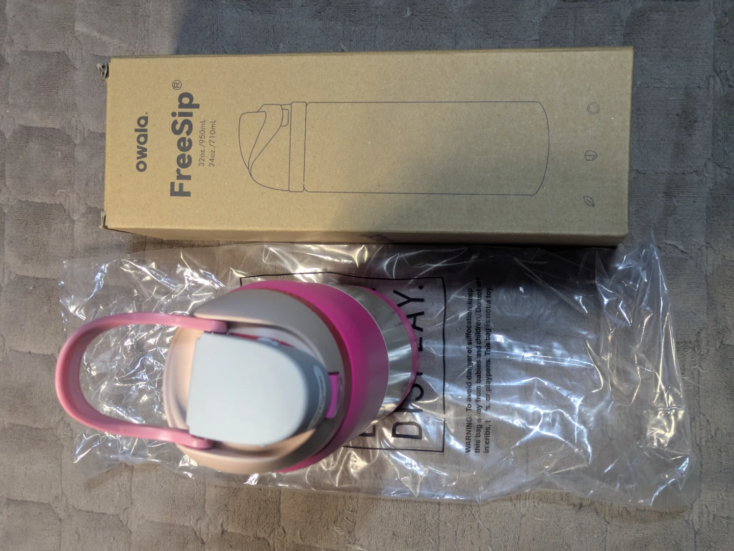 Owala FreeSip Water Bottle 32oz Pink - photo 2