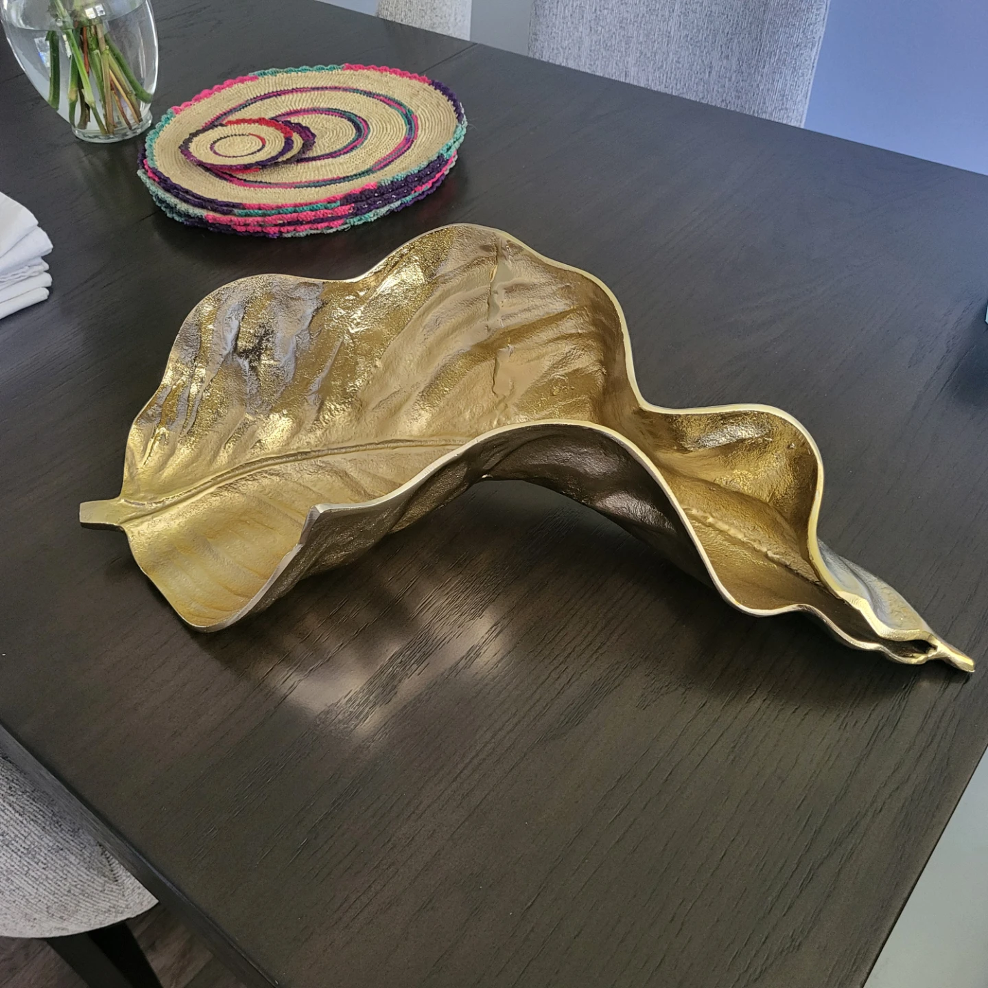 Gold Leaf Decorative Bowl