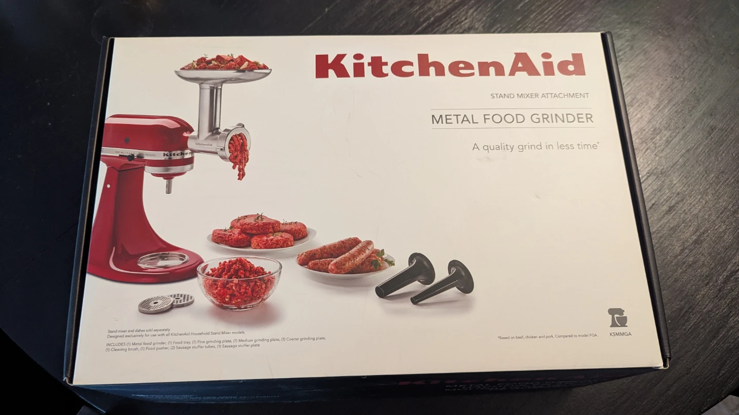 KitchenAid Metal Food Grinder Stand Mixer Attachment