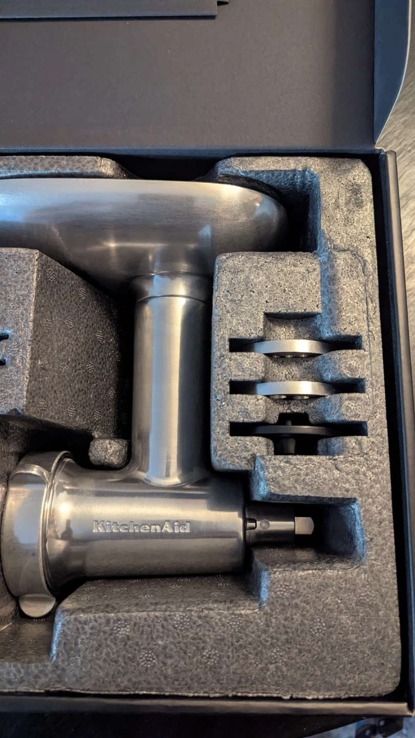 KitchenAid Metal Food Grinder Stand Mixer Attachment - photo 3