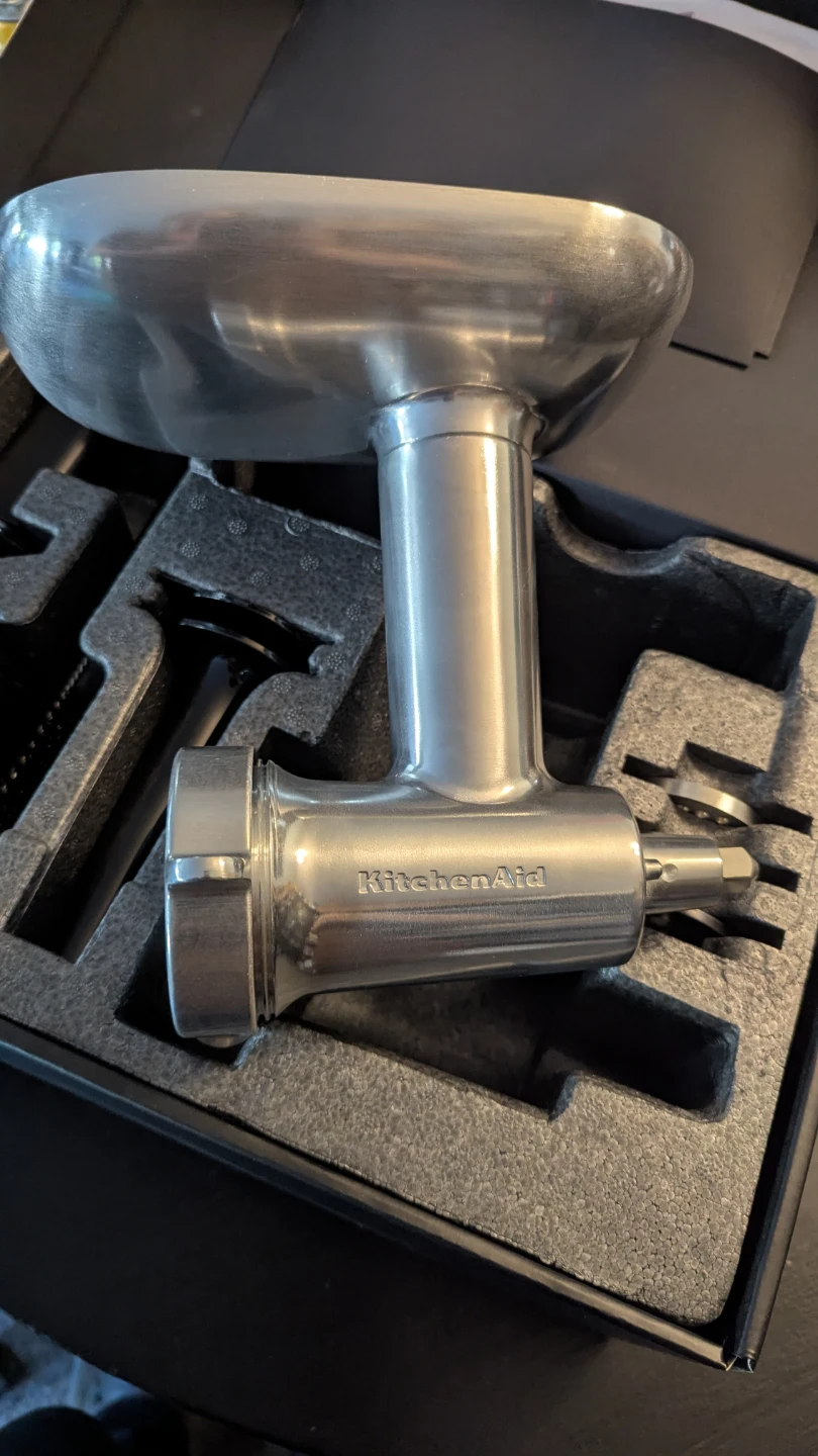 KitchenAid Metal Food Grinder Stand Mixer Attachment - photo 5