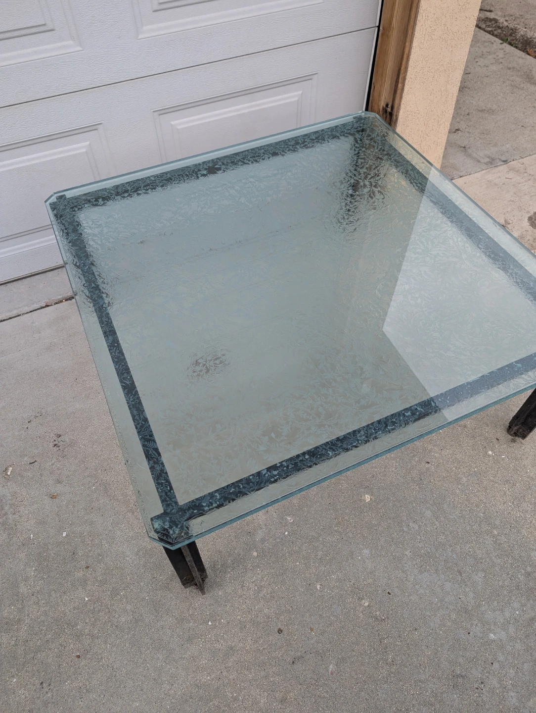 Square Coffee Table with Glass Top - photo 3