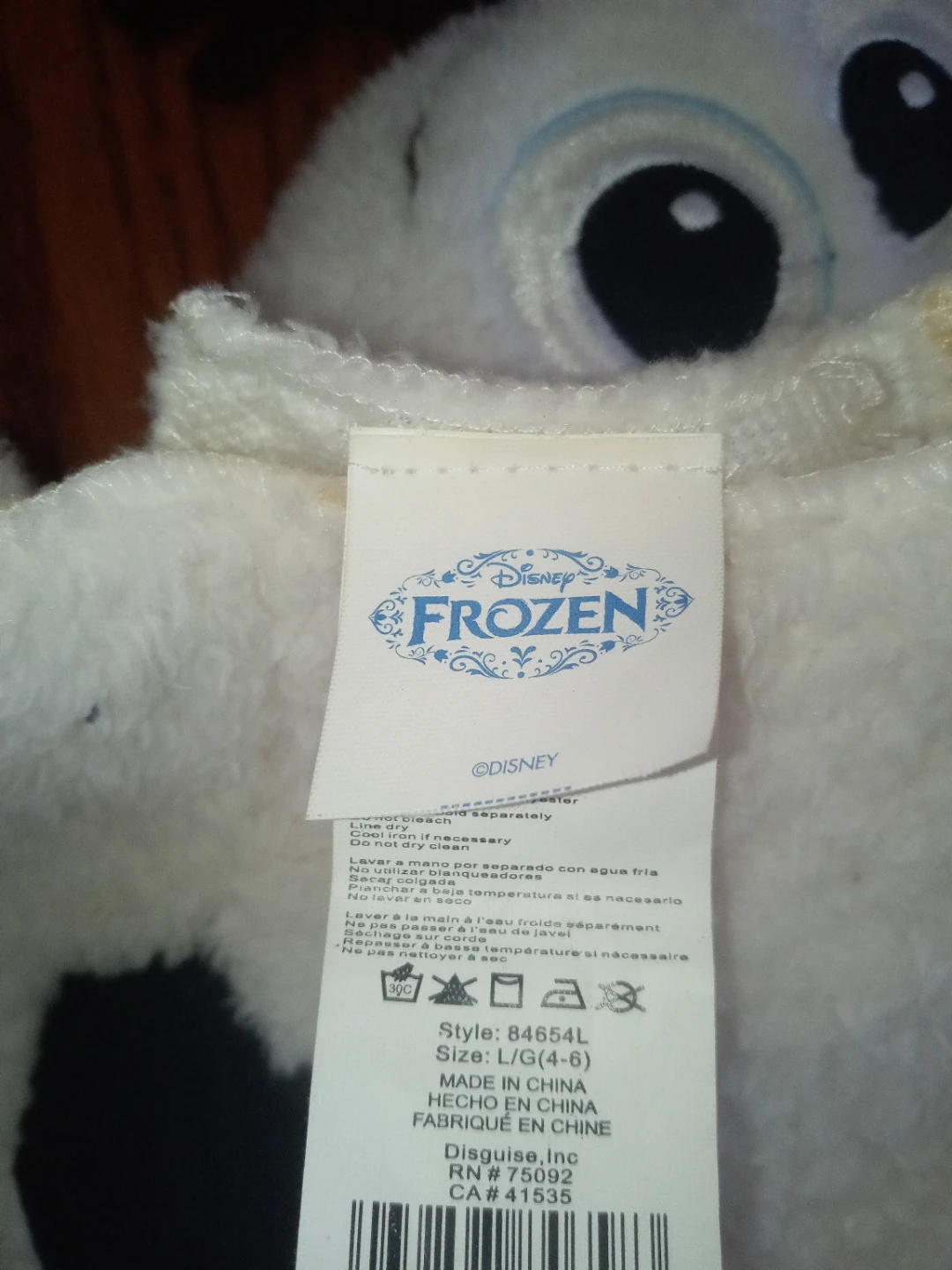 Disney Frozen Olaf Costume - photo 5
