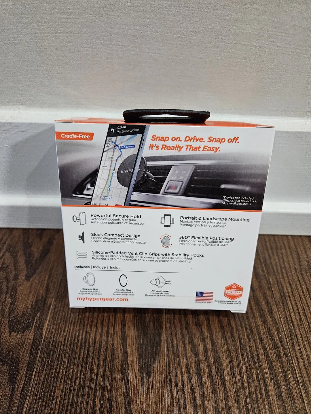 HyperGear Mag Grip Magnetic Phone Mount for Vent - photo 2