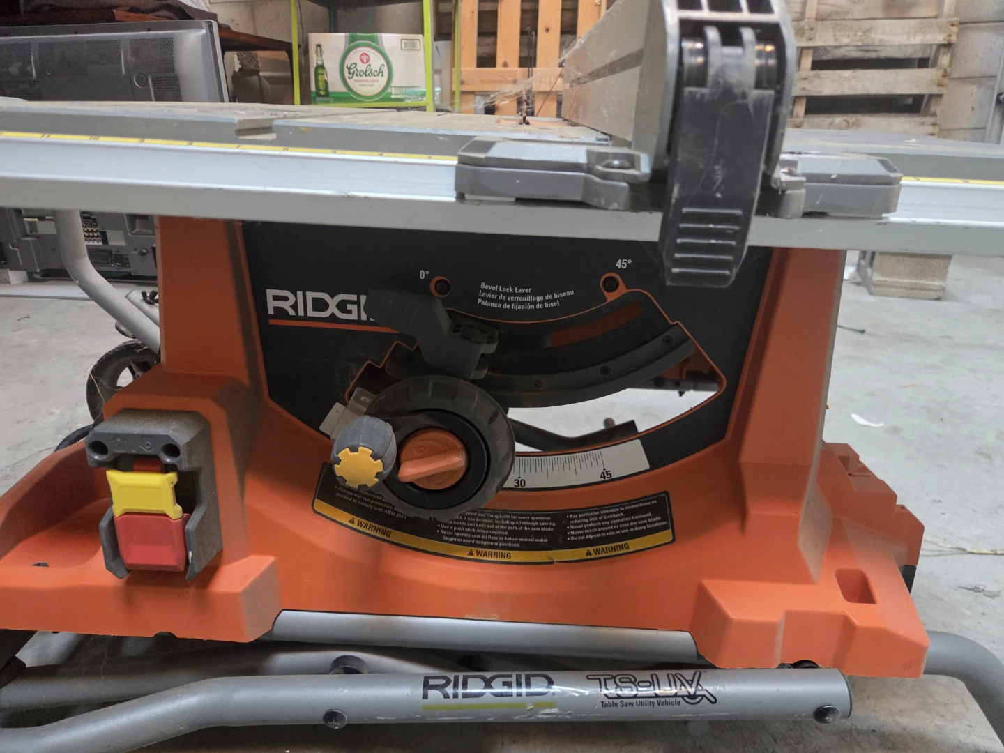 RIDGID TS-3650 Table Saw Utility Vehicle - photo 2