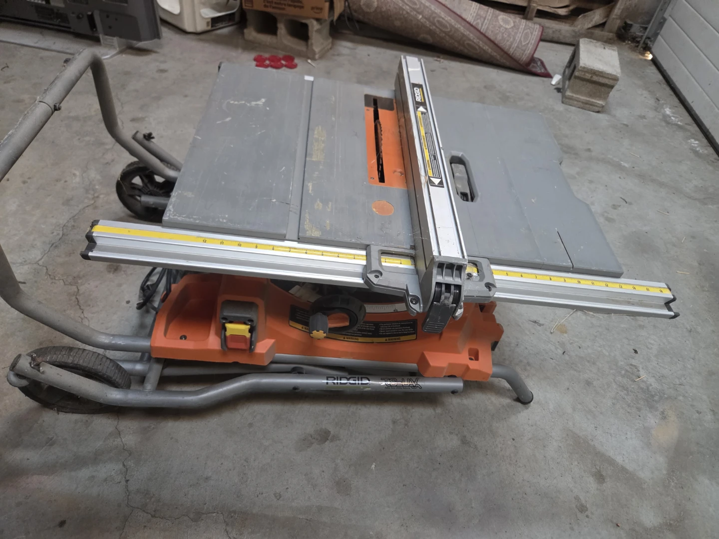 RIDGID TS-3650 Table Saw Utility Vehicle - photo 3
