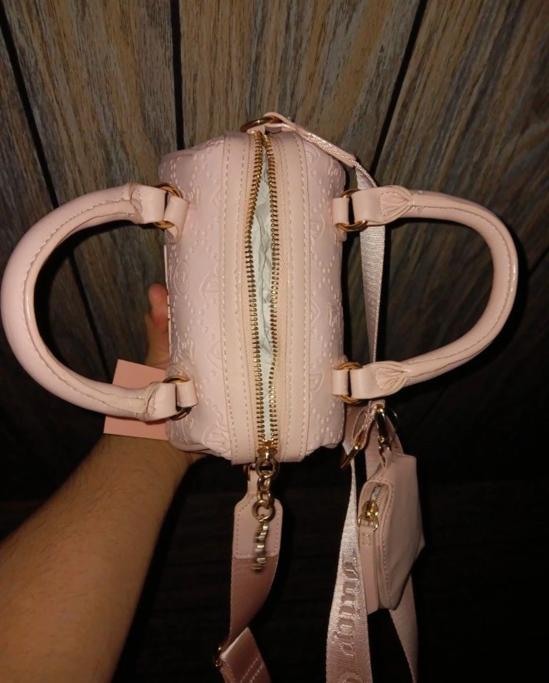 Juicy Couture Semi Charmed Satchel Pink Clay - photo 3