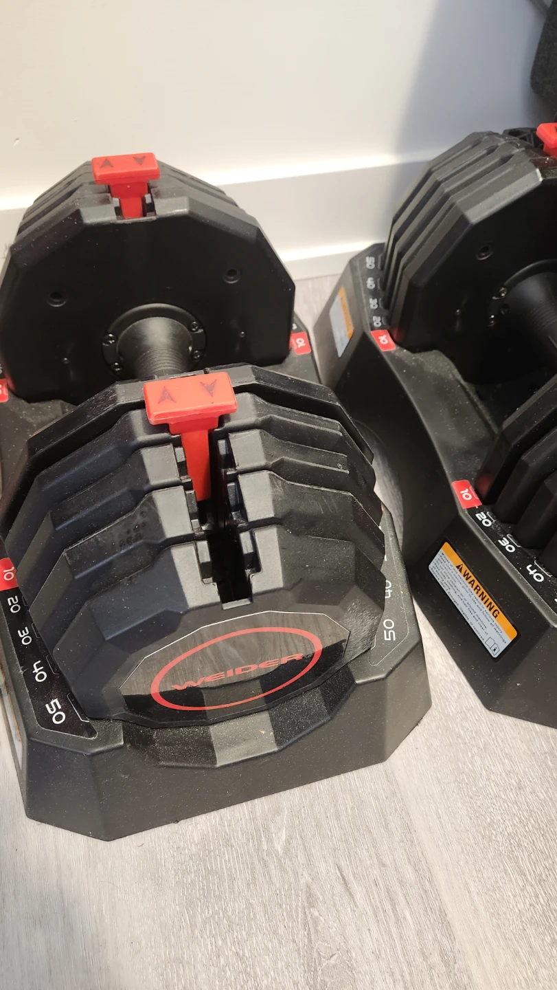 Weider Adjustable Dumbbells (Pair)