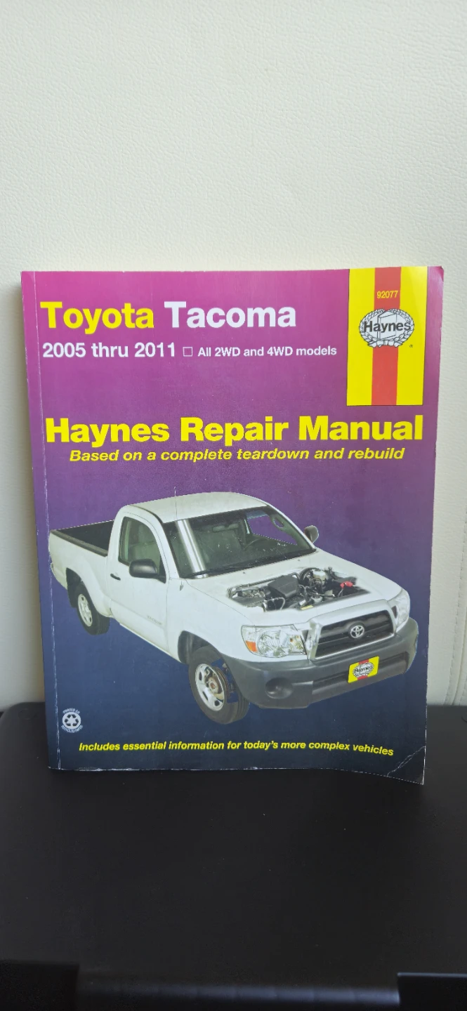 Haynes Toyota Tacoma Repair Manual (2005-2011)