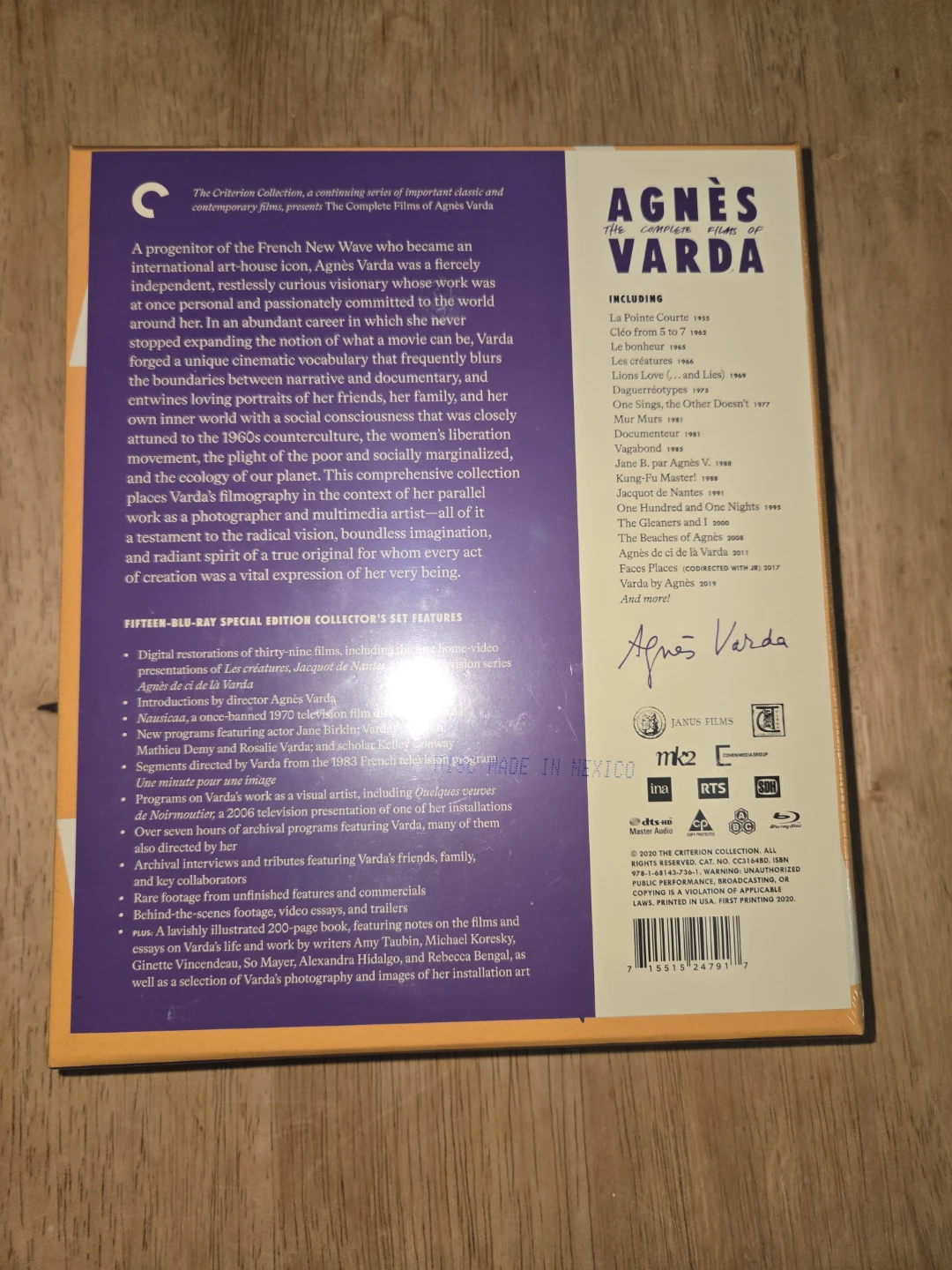 Criterion -  Complete Films of Agnès Varda Blu-ray Box Set - photo 2