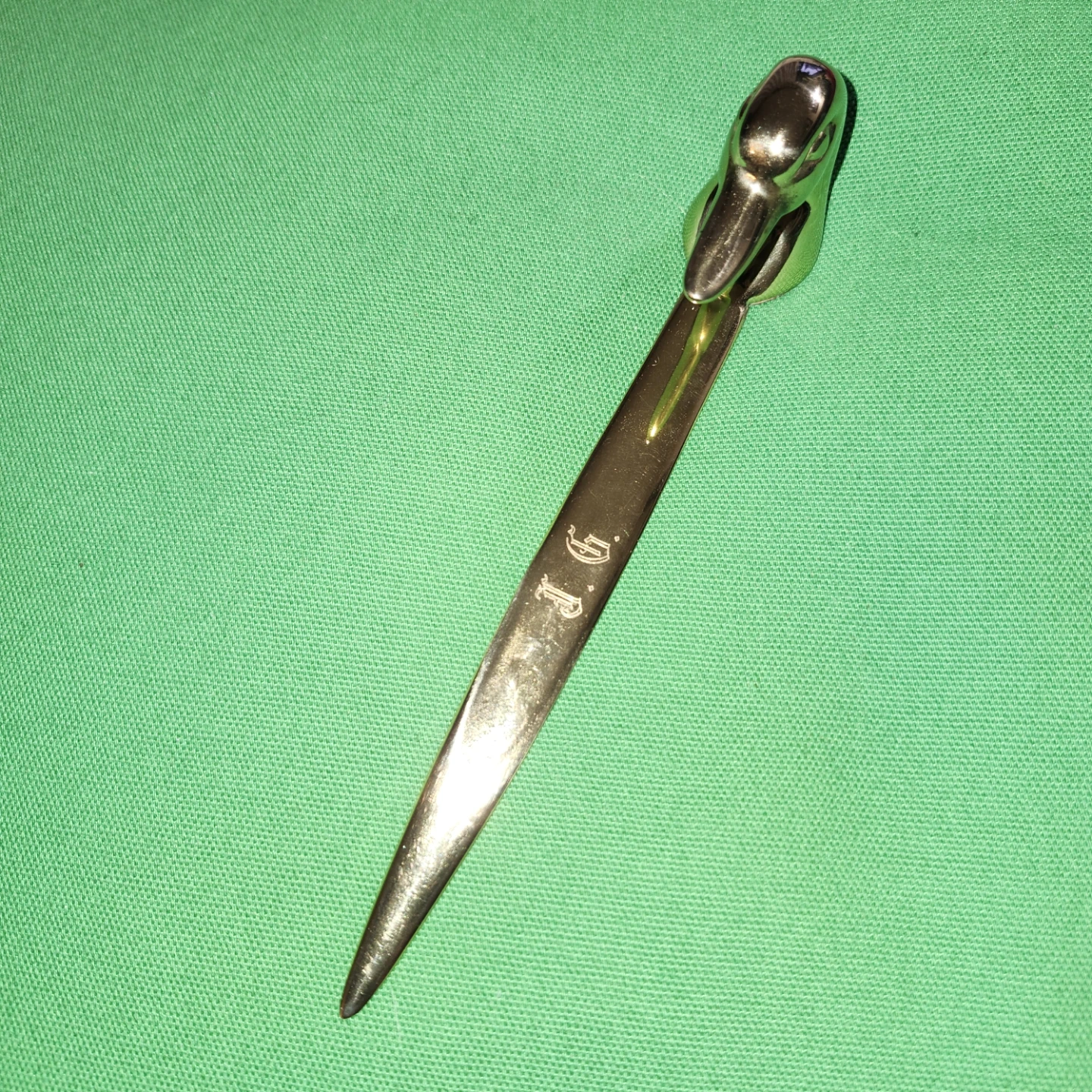 Brass Duck Letter Opener - photo 2