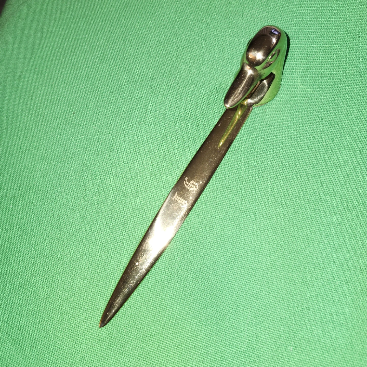 Brass Duck Letter Opener - photo 4
