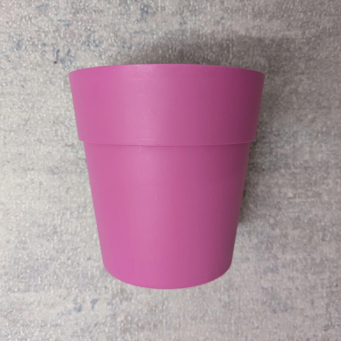 Pink Plastic Plant Pot