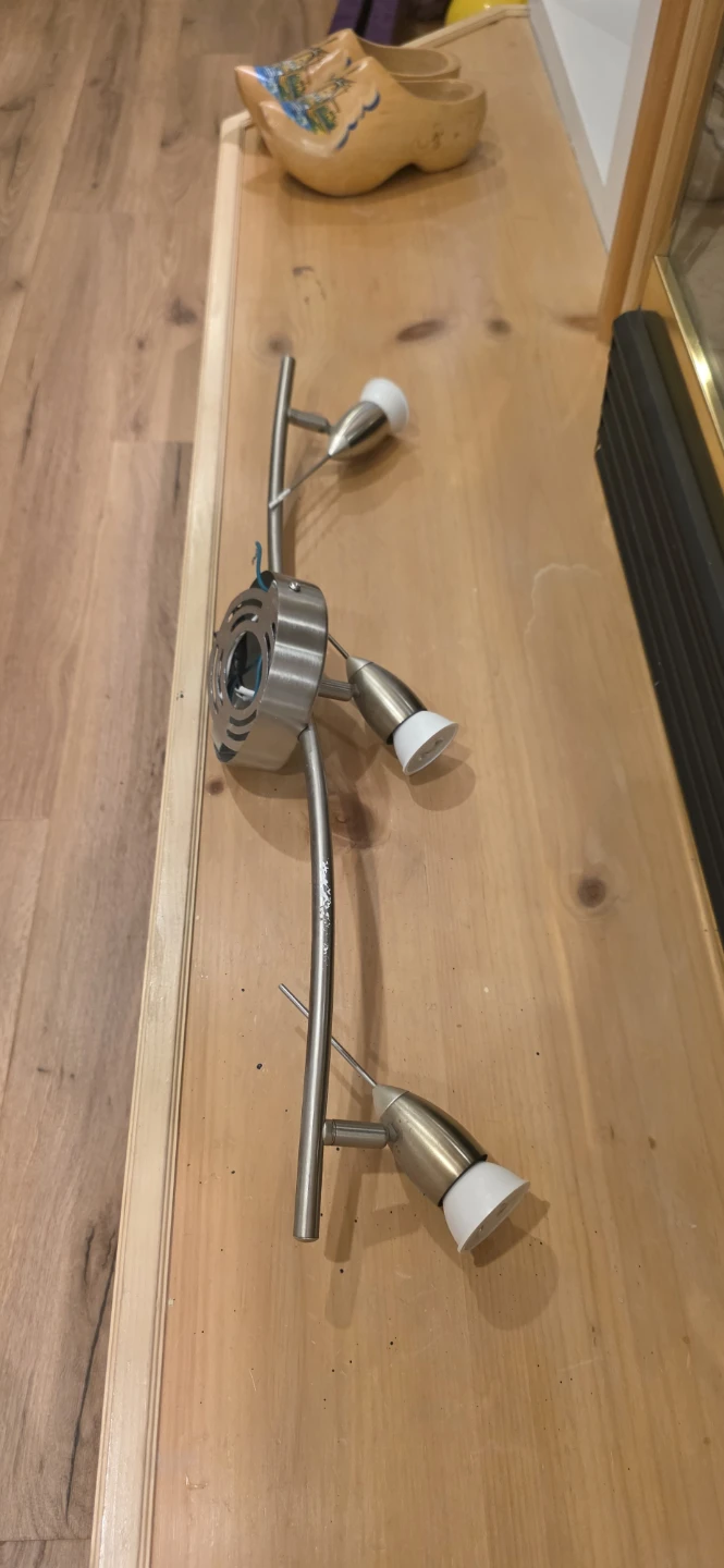 Satin Nickel 3-Light Track Lighting Fixture - photo 4