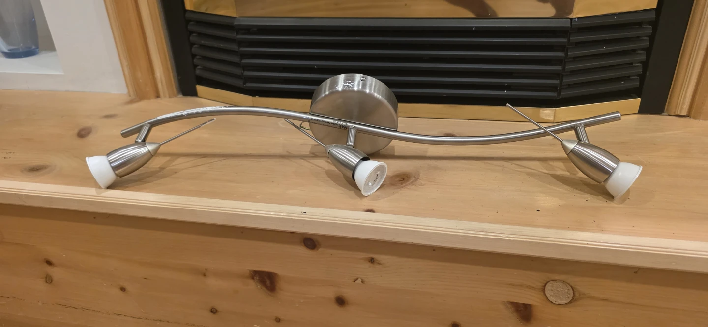 Satin Nickel 3-Light Track Lighting Fixture - photo 5