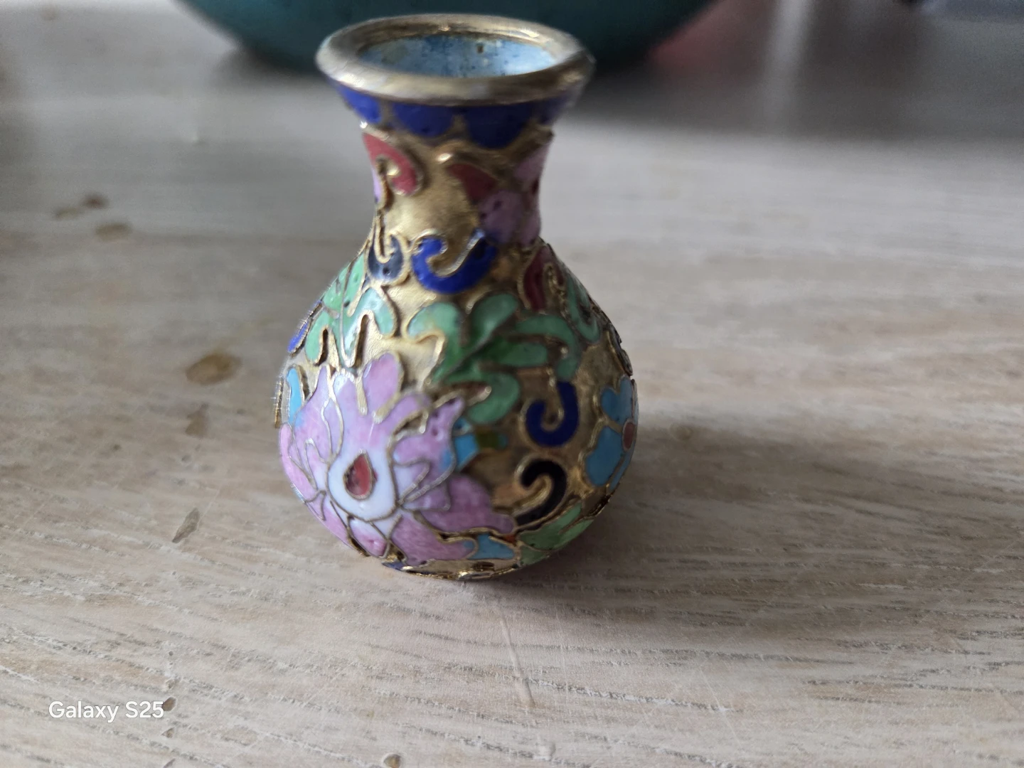 Vintage Cloisonné Miniature Vase - photo 2