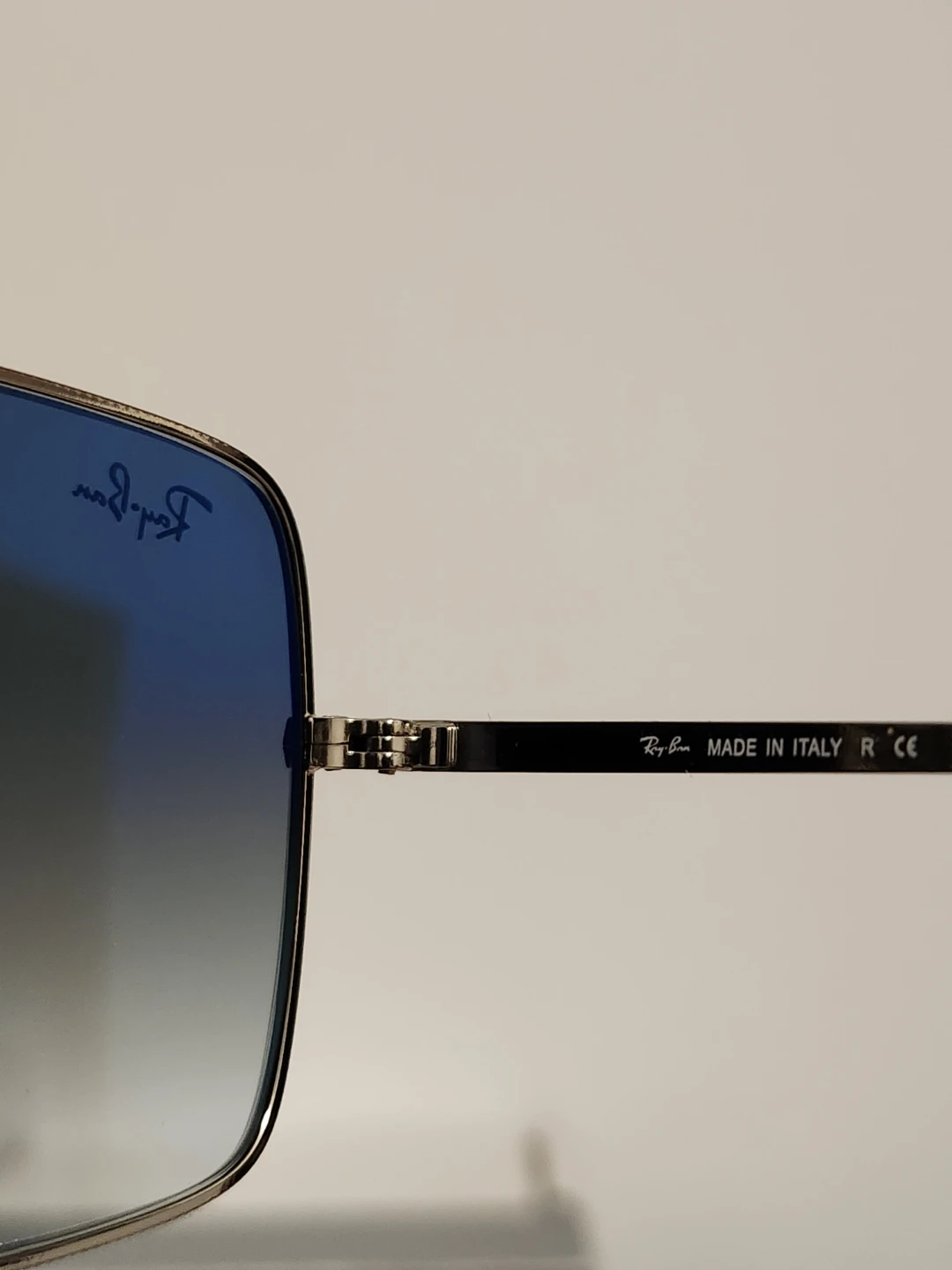 Ray-Ban RB1971 Square Arista Blue Gradient NEW Full Set - photo 3
