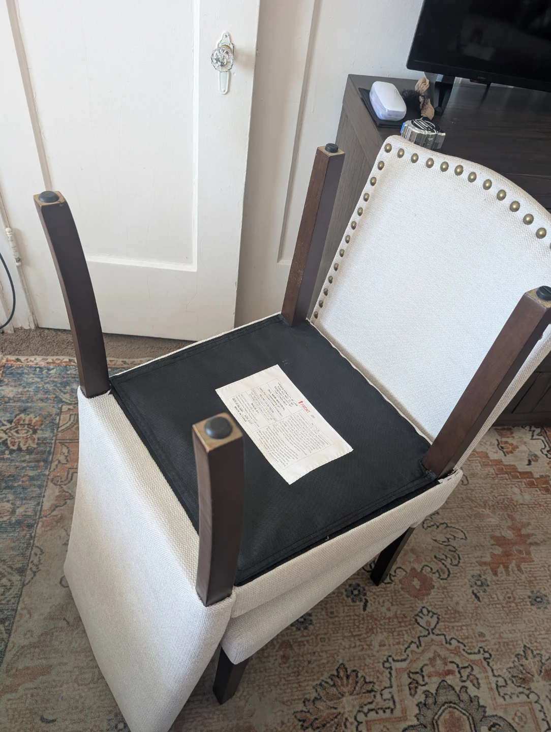 Set of 2 Upholstered Dining Chairs - photo 2