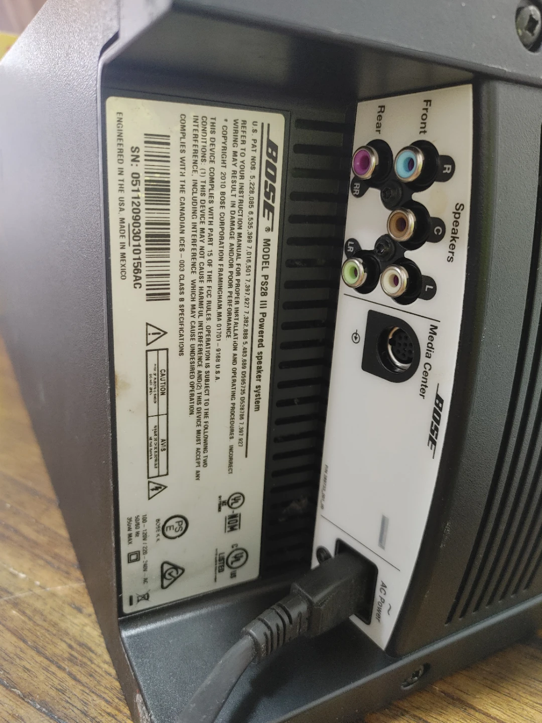 Bose Model PS28 III Powered Speaker System - photo 5