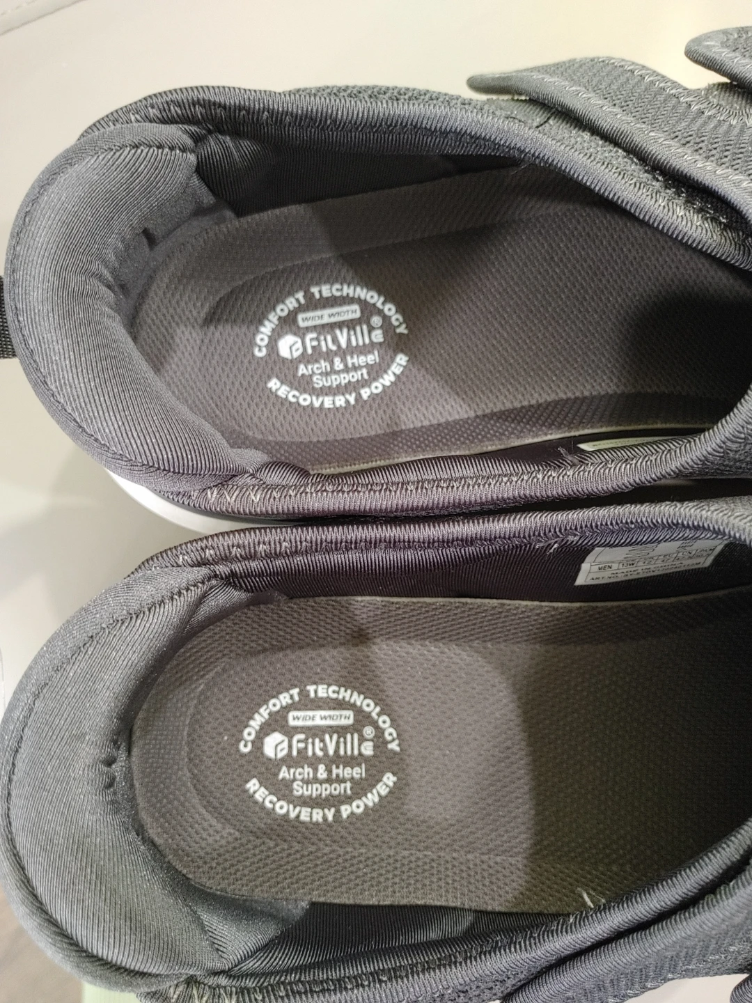 🧡BRAND NEW FITVILLE VELCRO SNEAKERS SHOES MENS 13 WIDE - photo 3
