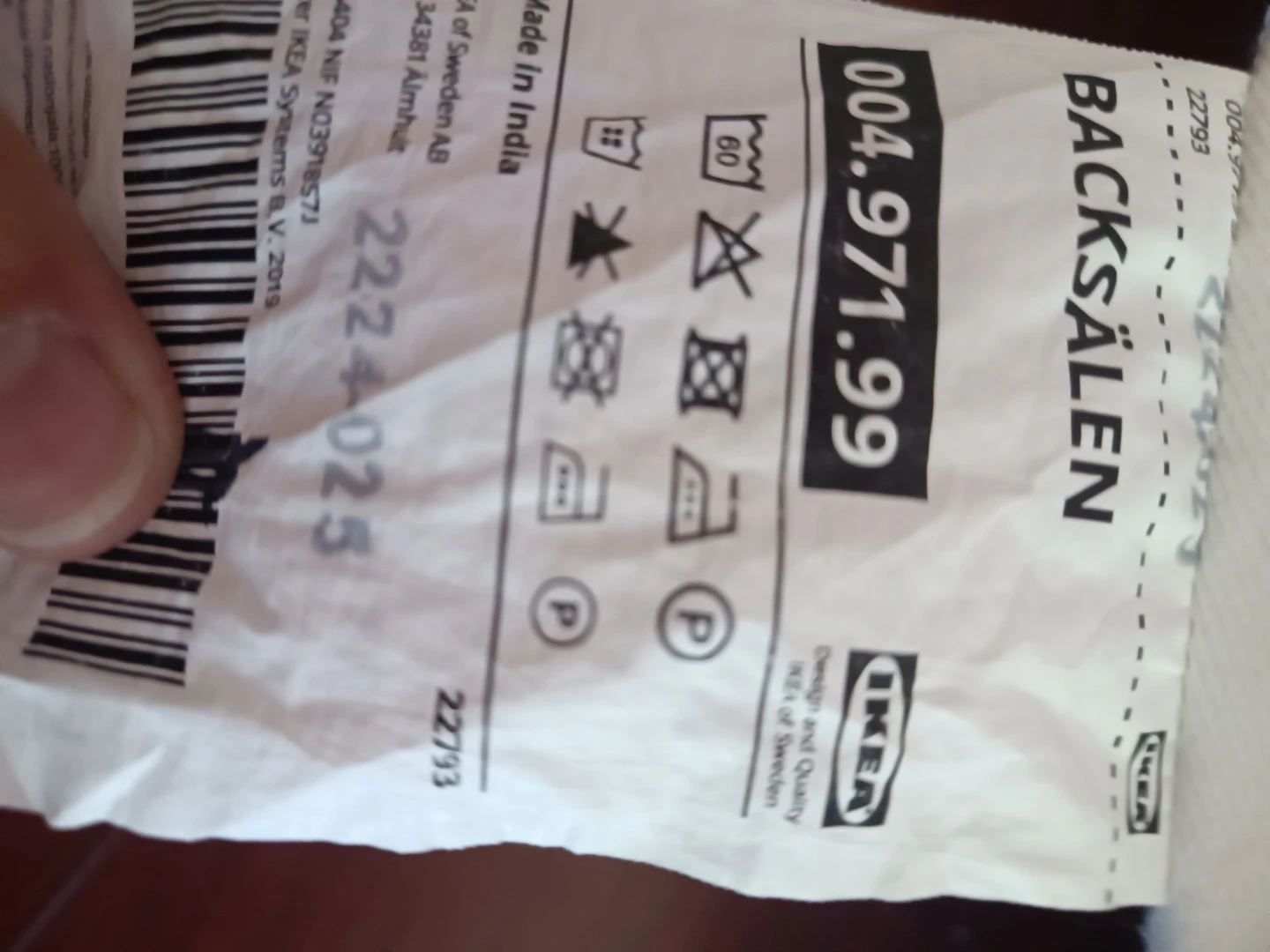 IKEA Backsälen 3-Seater Sofa - Off-White - photo 4