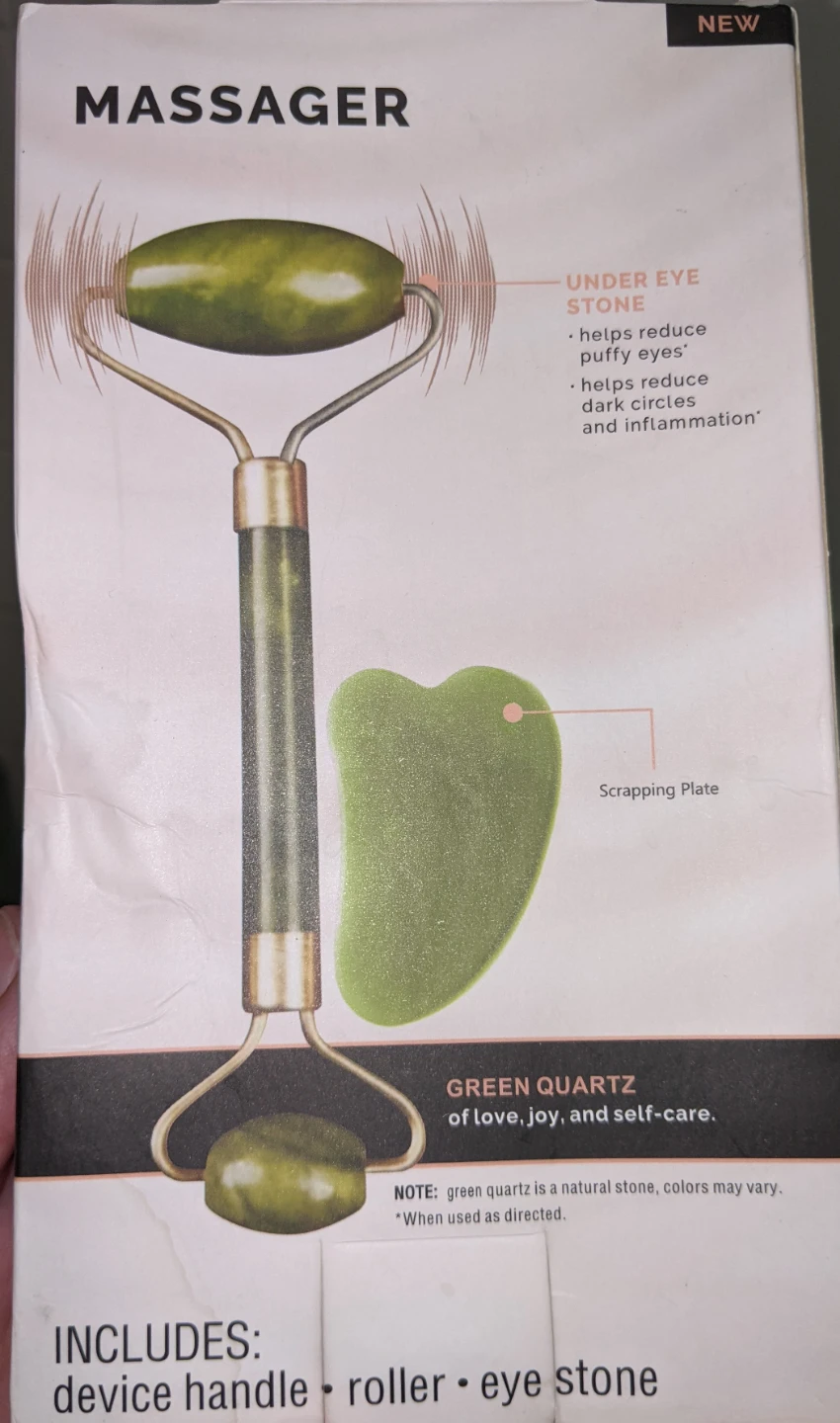 Gua sha/Facial  Massager Set - Green Quartz - photo 2
