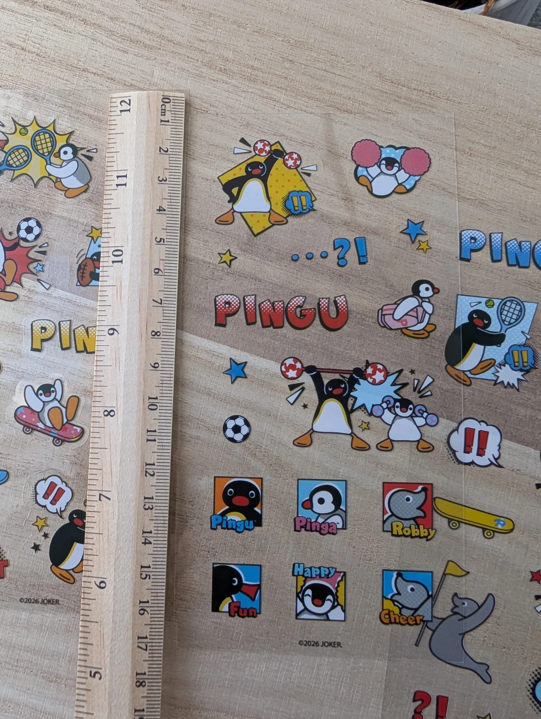 New Pingu sticker set, 4 sheets - photo 2