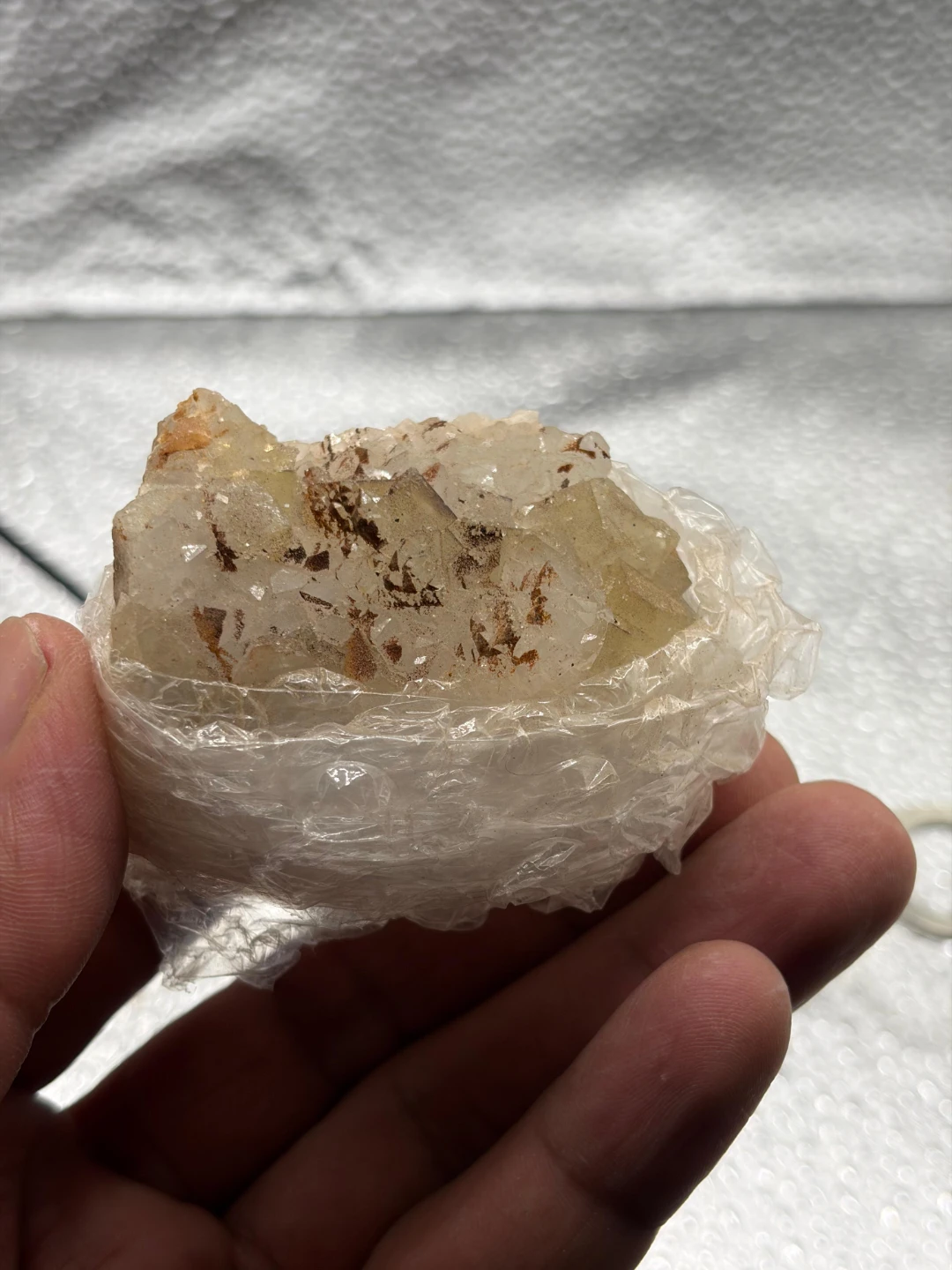 Raw florite Crystal Cluster