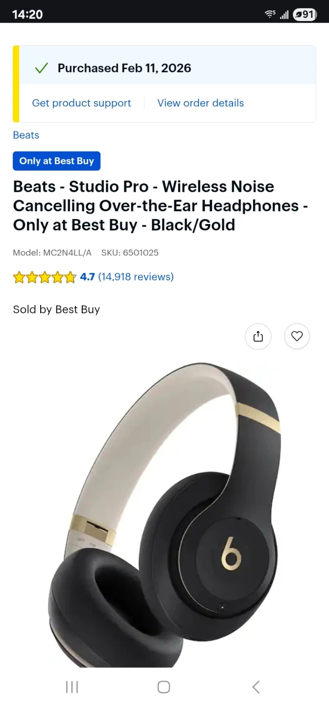 Beats Studio Pro Wireless Over-Ear Noise-Cancelling Headphones - photo 5